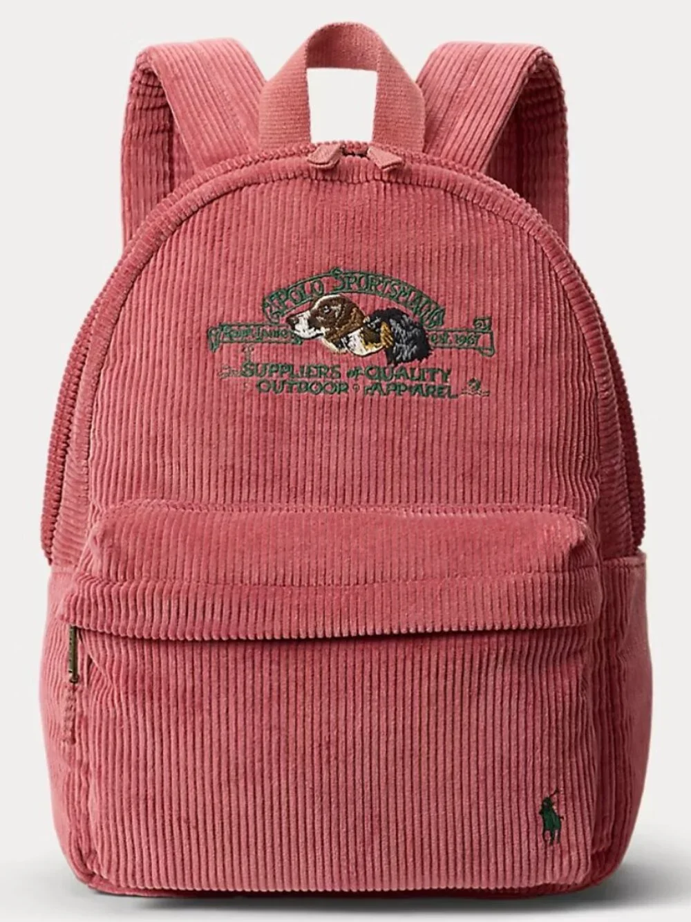 Polo Ralph Lauren Girls Corduroy Backpack, 14